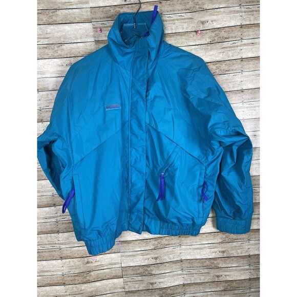 Columbia WHIRLIBIRD Interchange Down Ski Jacket Retro Vintage 1990's Women's Med - Picture 1 of 9